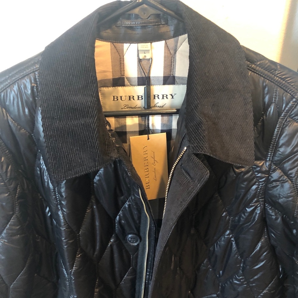 Burberry Men’s Quilted Jacket Brand New